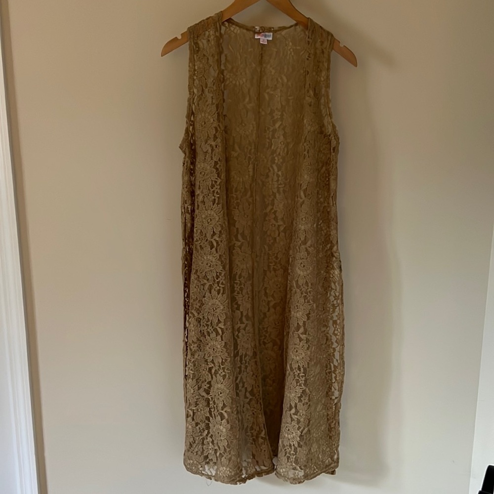 LuLa Roe lace cardigan
